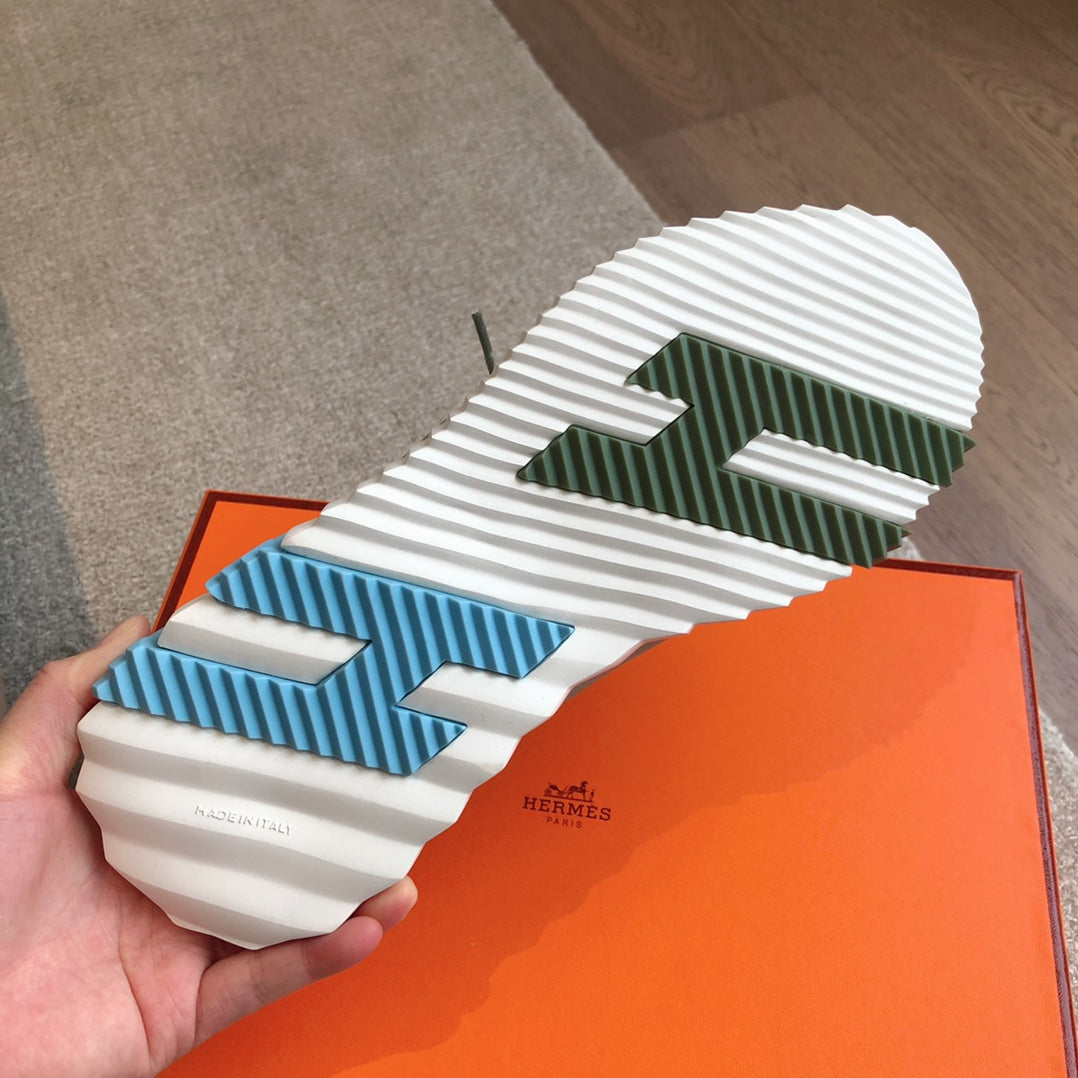 HM Men's Increase Sneaker Light Green Cowhide 204374