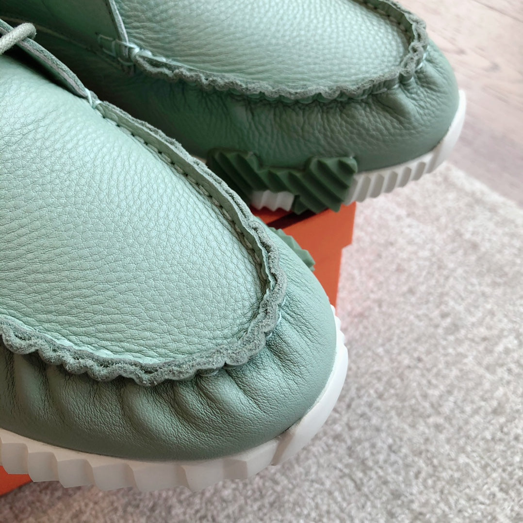 HM Men's Increase Sneaker Light Green Cowhide 204374