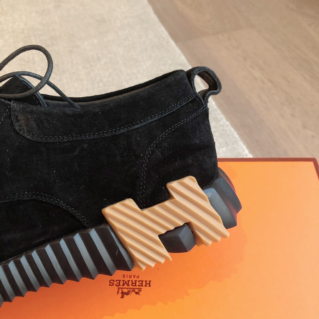 HM Men's Increase Sneaker Black Suede 204377