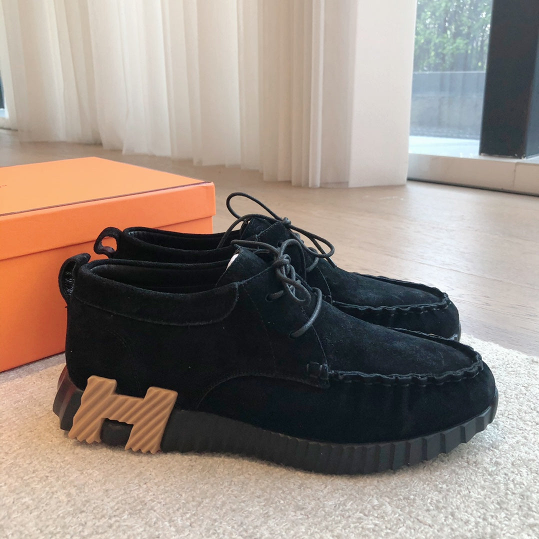 HM Men's Increase Sneaker Black Suede 204377