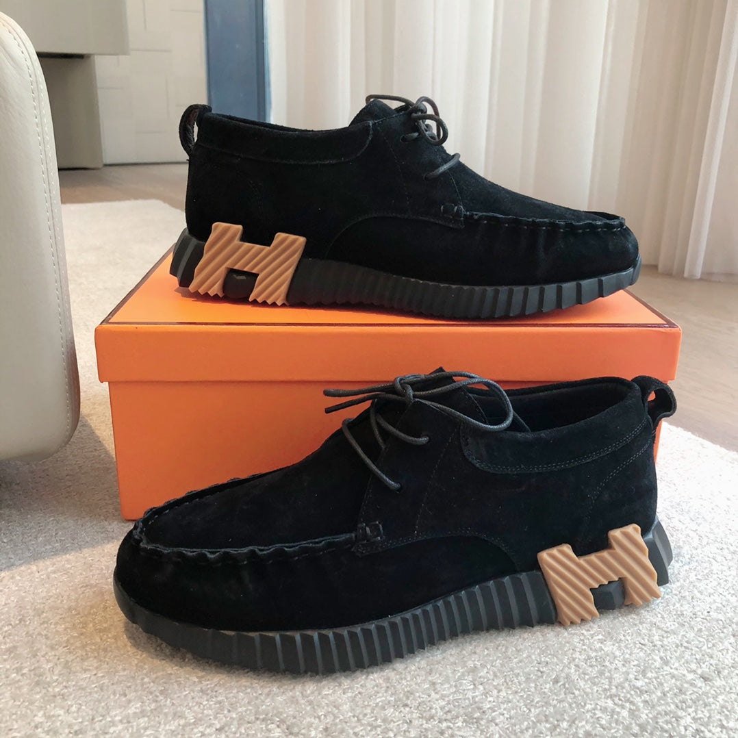 HM Men's Increase Sneaker Black Suede 204377