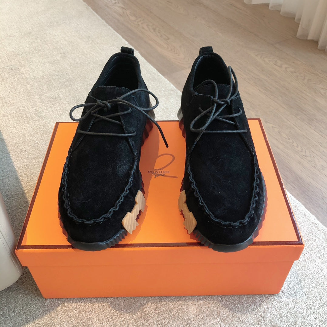 HM Men's Increase Sneaker Black Suede 204377