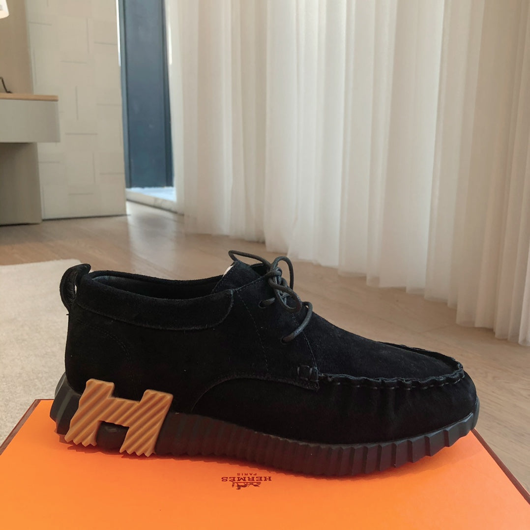 HM Men's Increase Sneaker Black Suede 204377