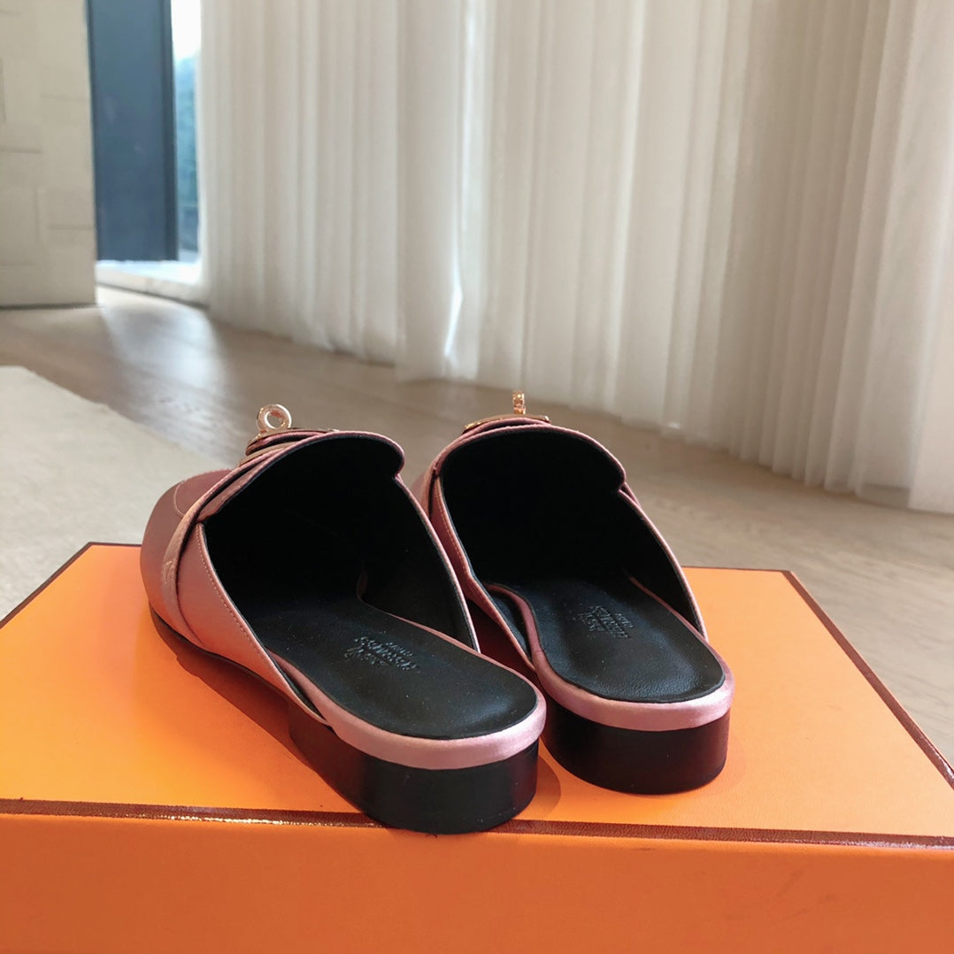 HM OZ Mule Pink Suede 756851