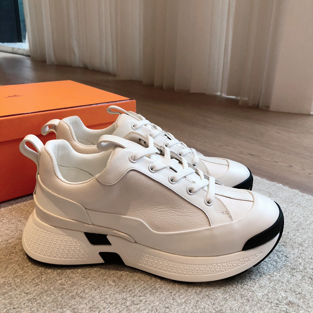 HM Just Sneaker White Suede