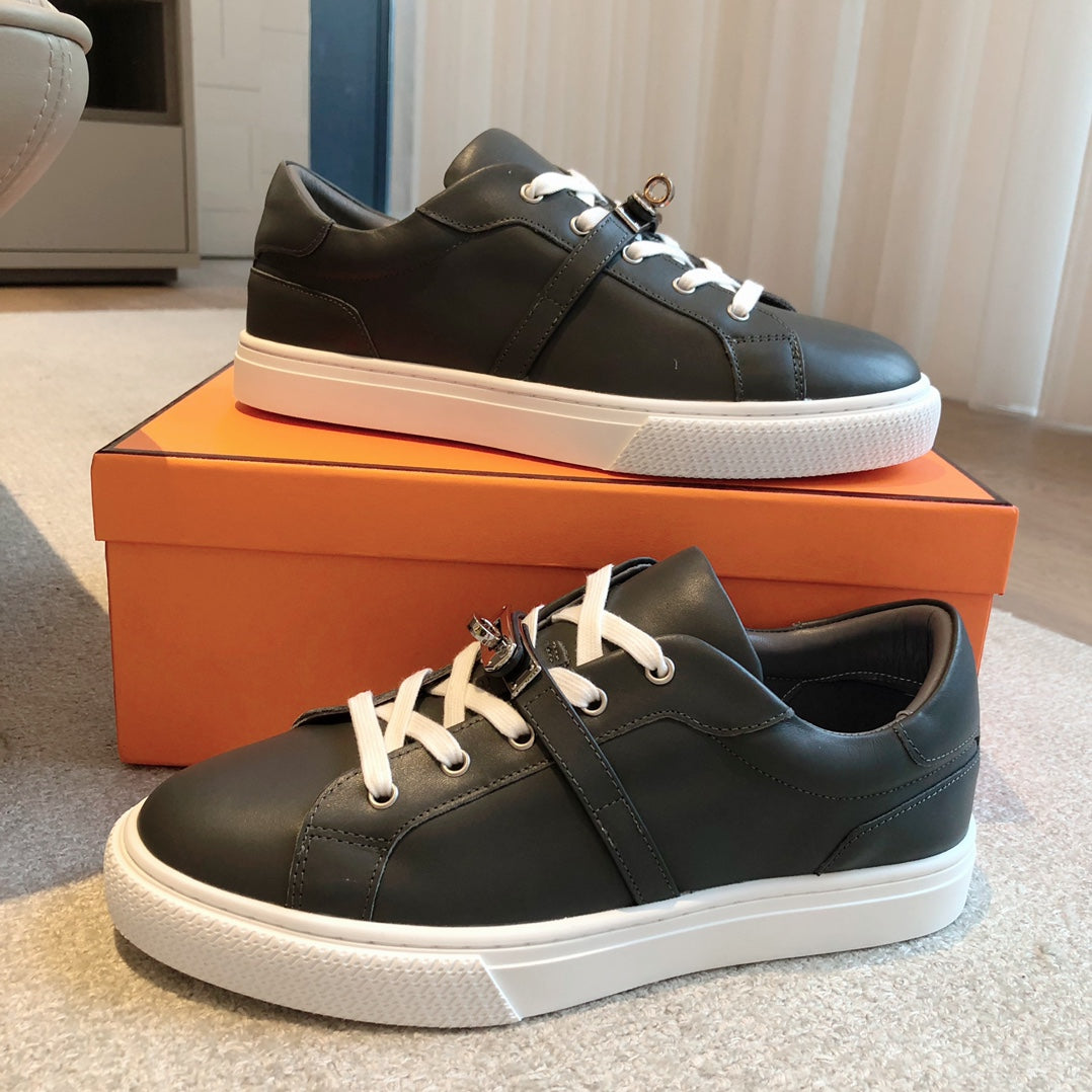 HM Day Sneaker Black White Lambskin  970890