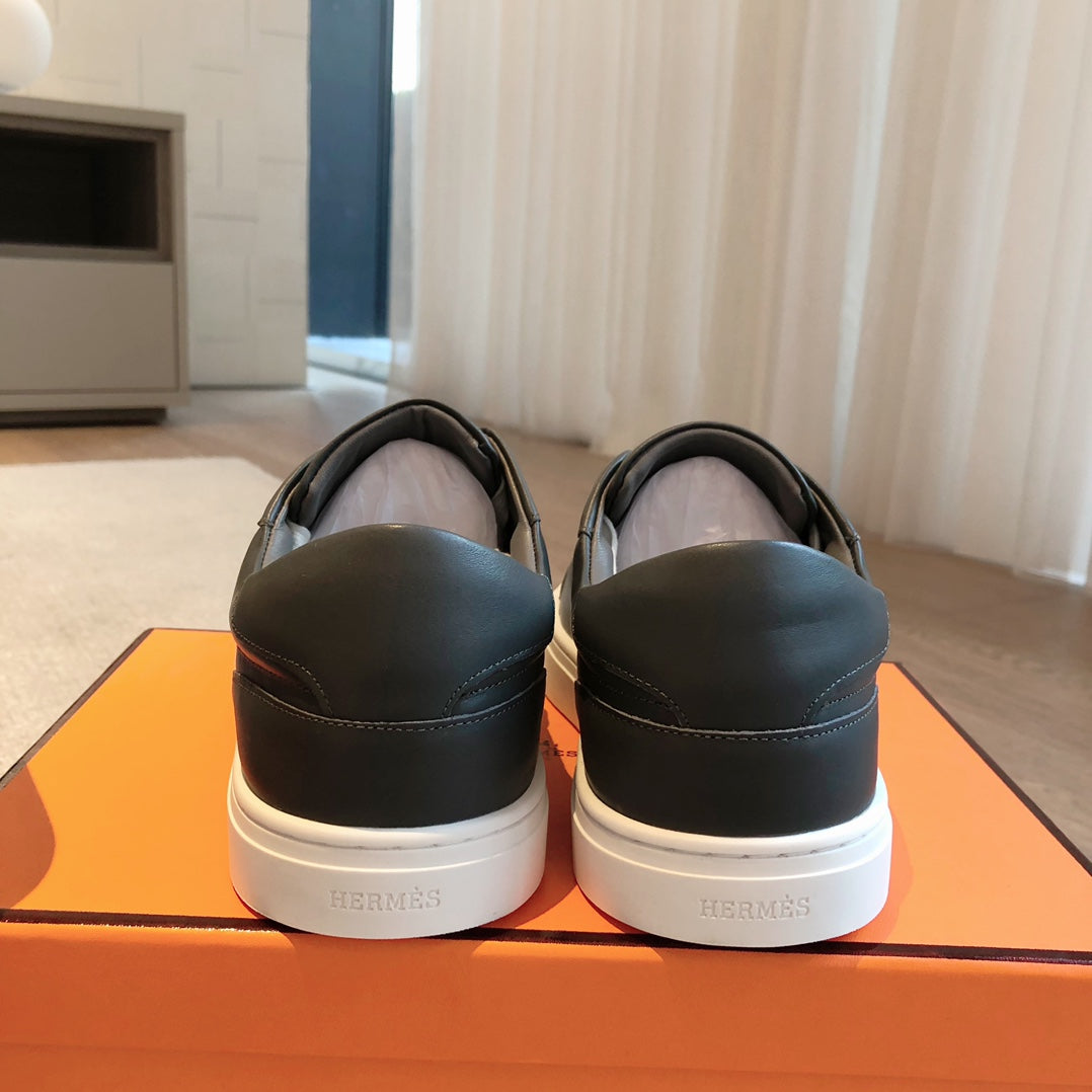 HM Day Sneaker Black White Lambskin  970890