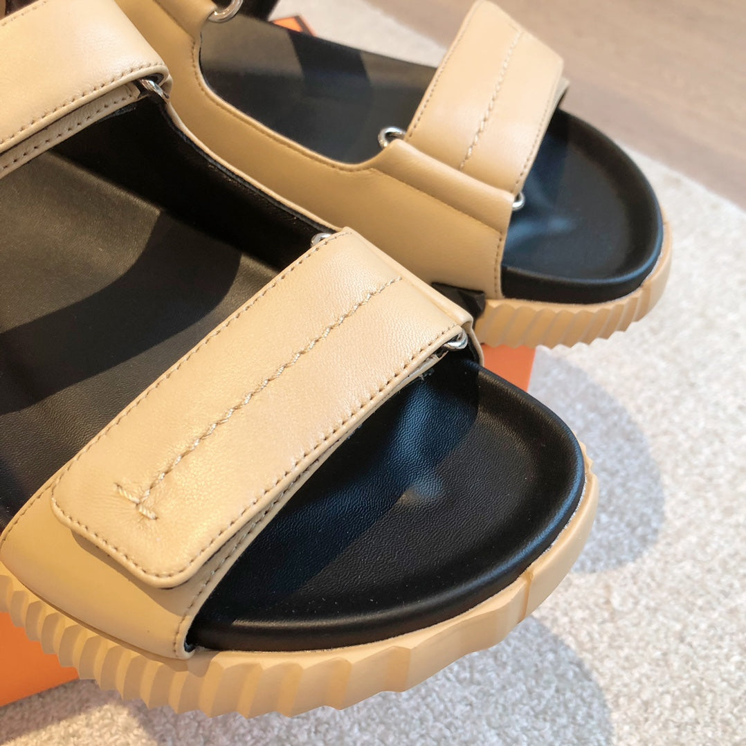 HM Junior Sandal Beige Mix Black Lambskin 970902