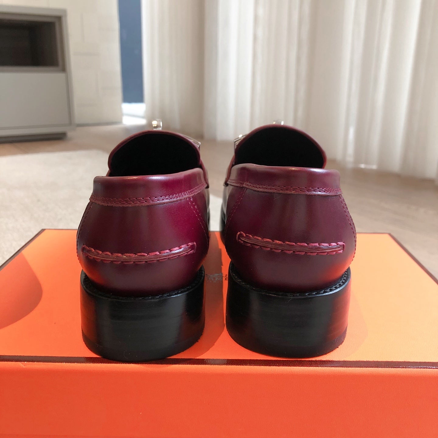 HM 25 Kelly Loafer Red Cowhide 353503