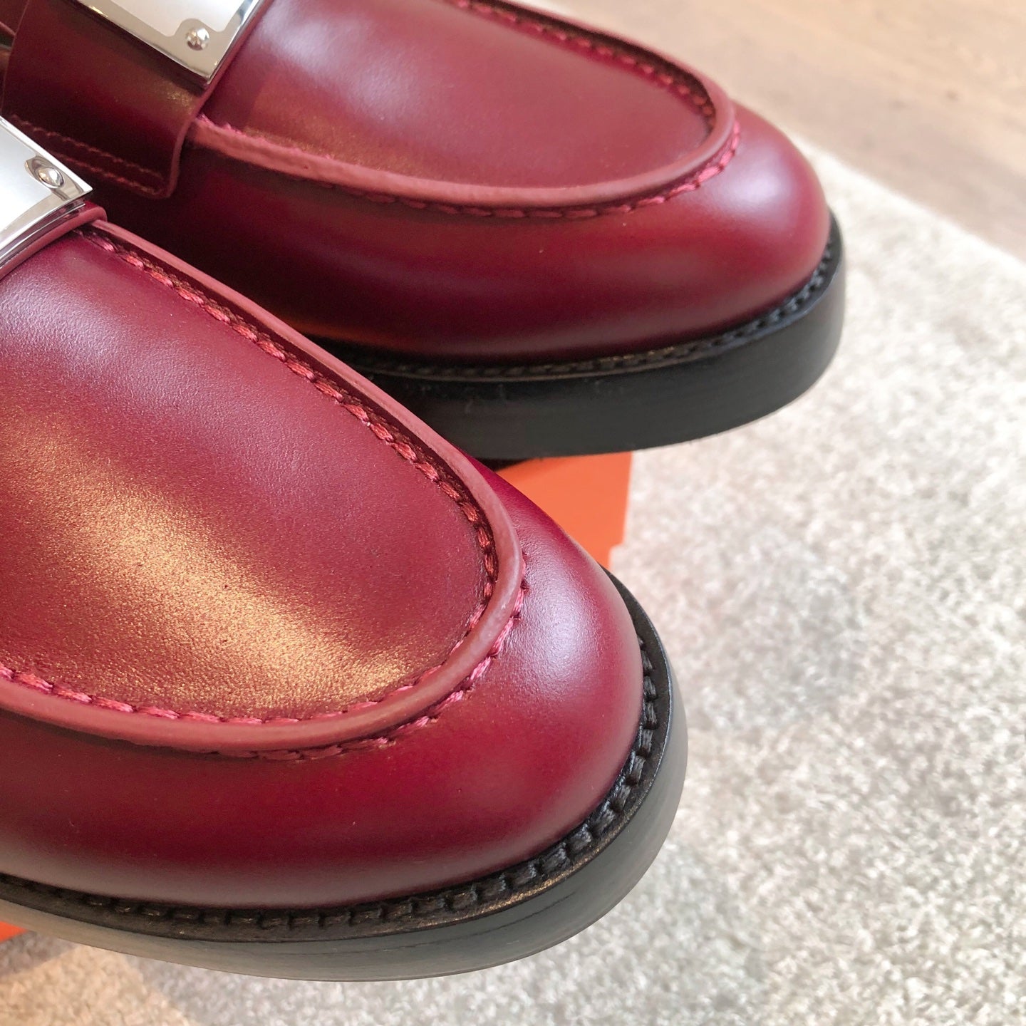 HM 25 Kelly Loafer Red Cowhide 353503