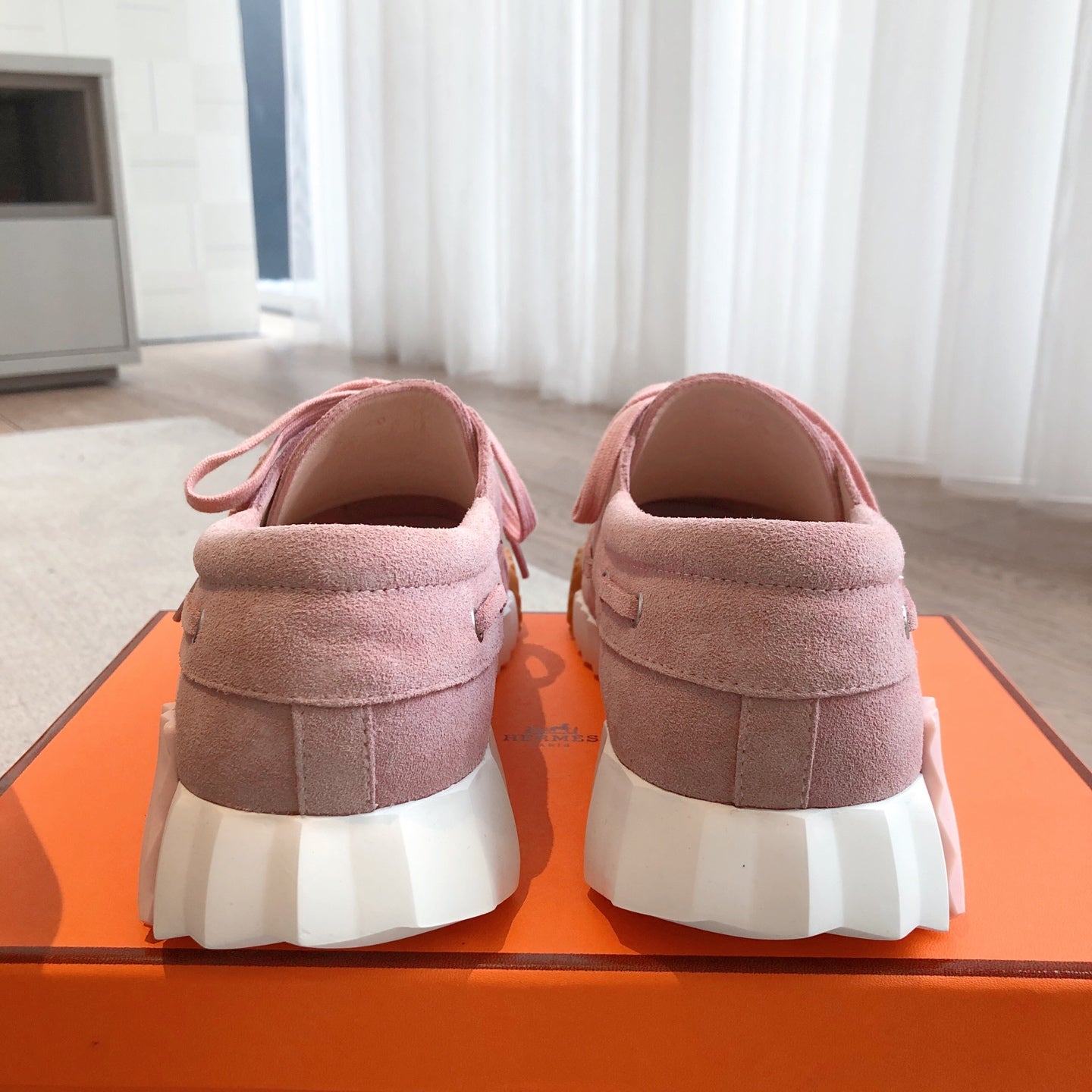 HM Men's 25 Ketch Sneaker Pink Suede 639264