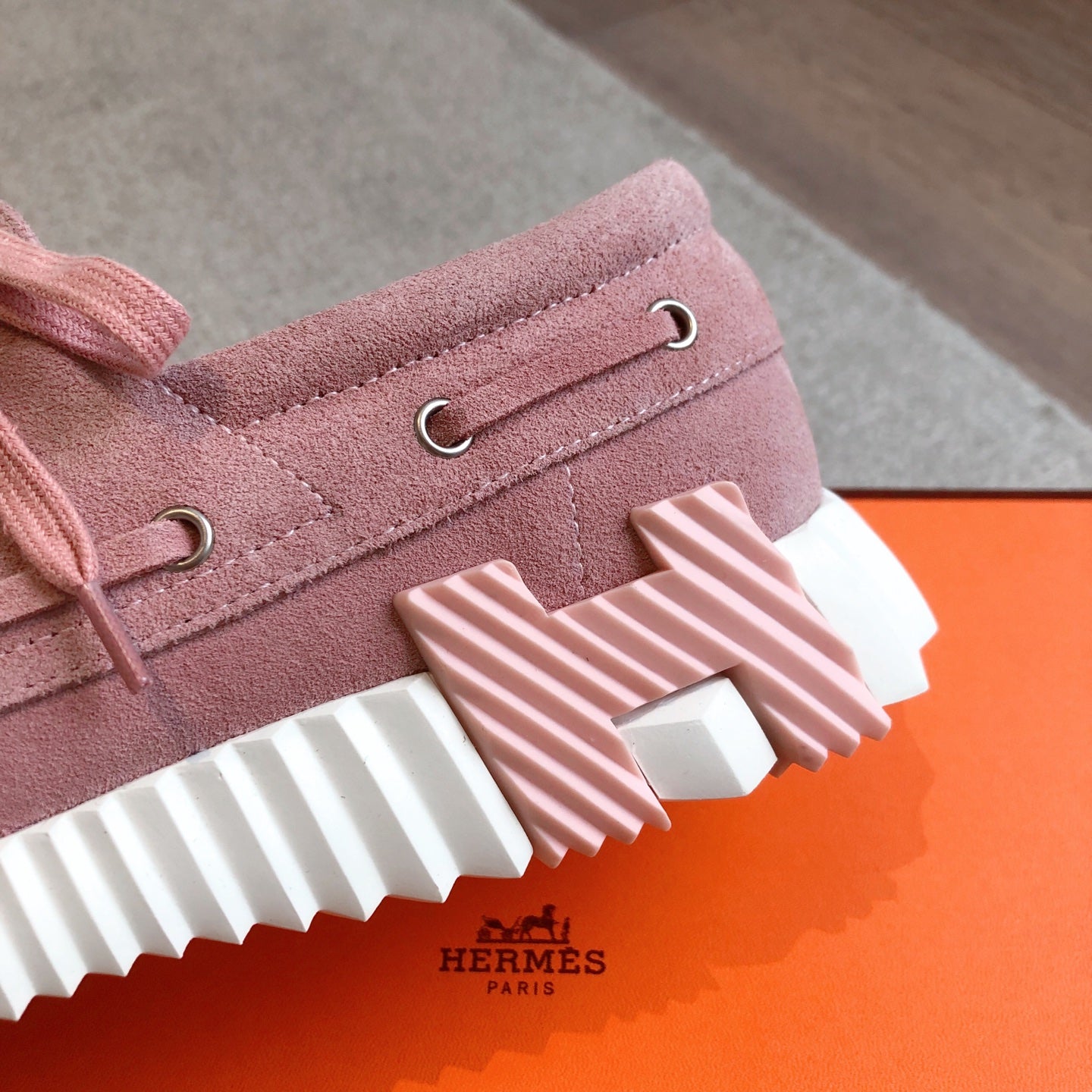 HM Men's 25 Ketch Sneaker Pink Suede 639264