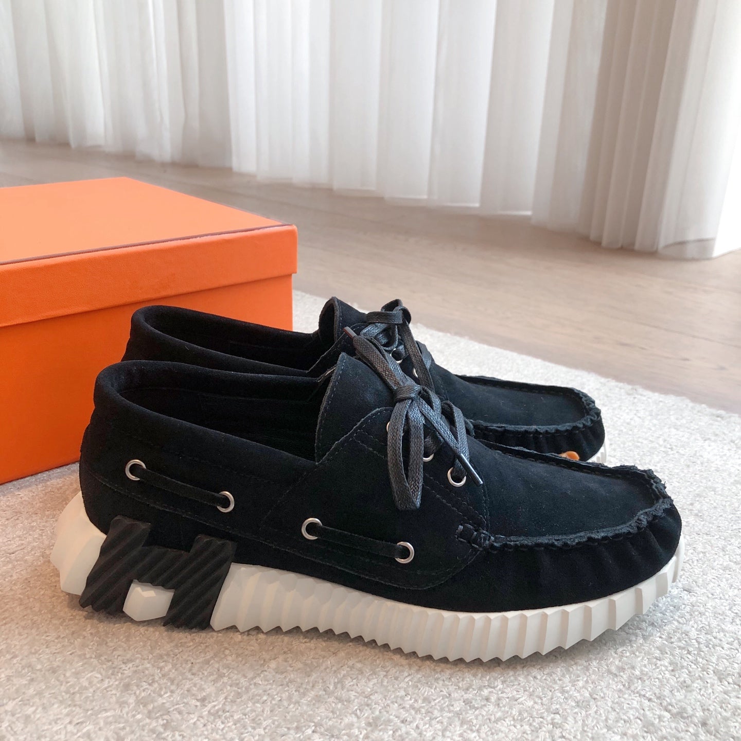 HM Men's 25 Ketch Sneaker Black Suede 639270