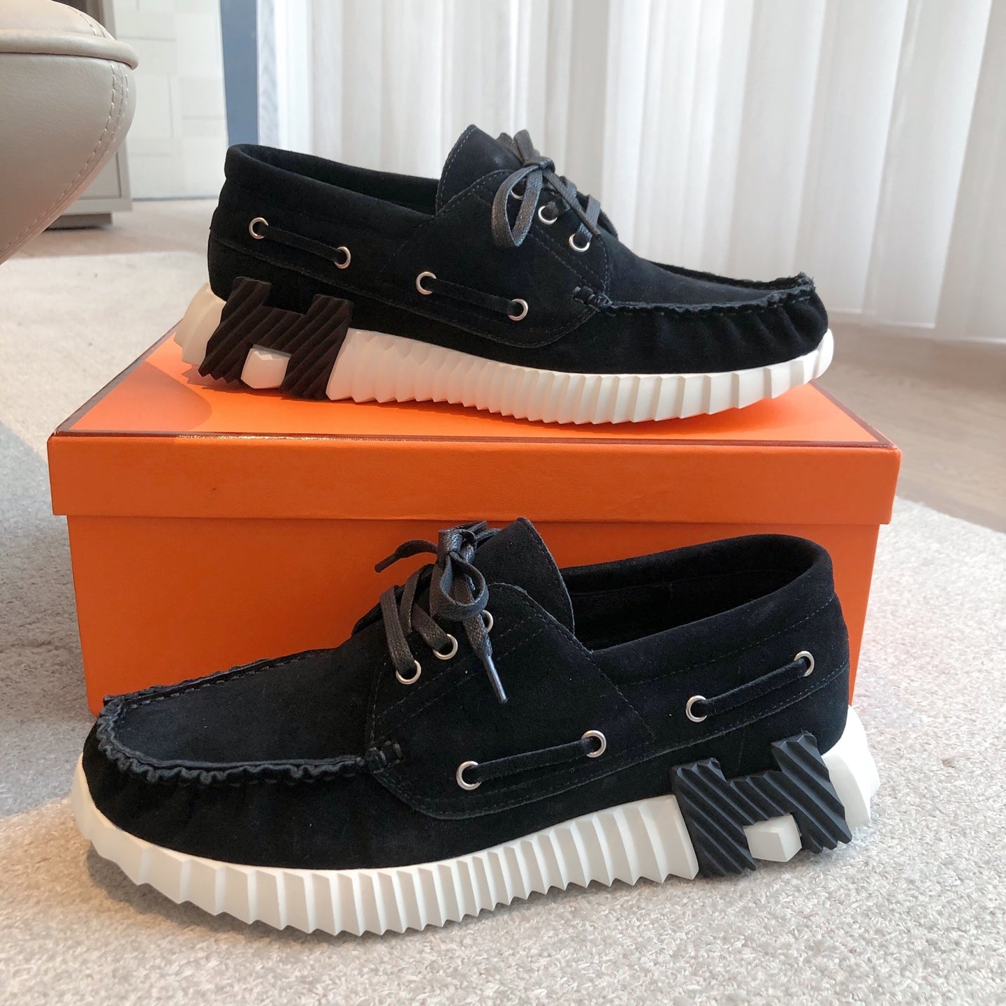 HM Men's 25 Ketch Sneaker Black Suede 639270