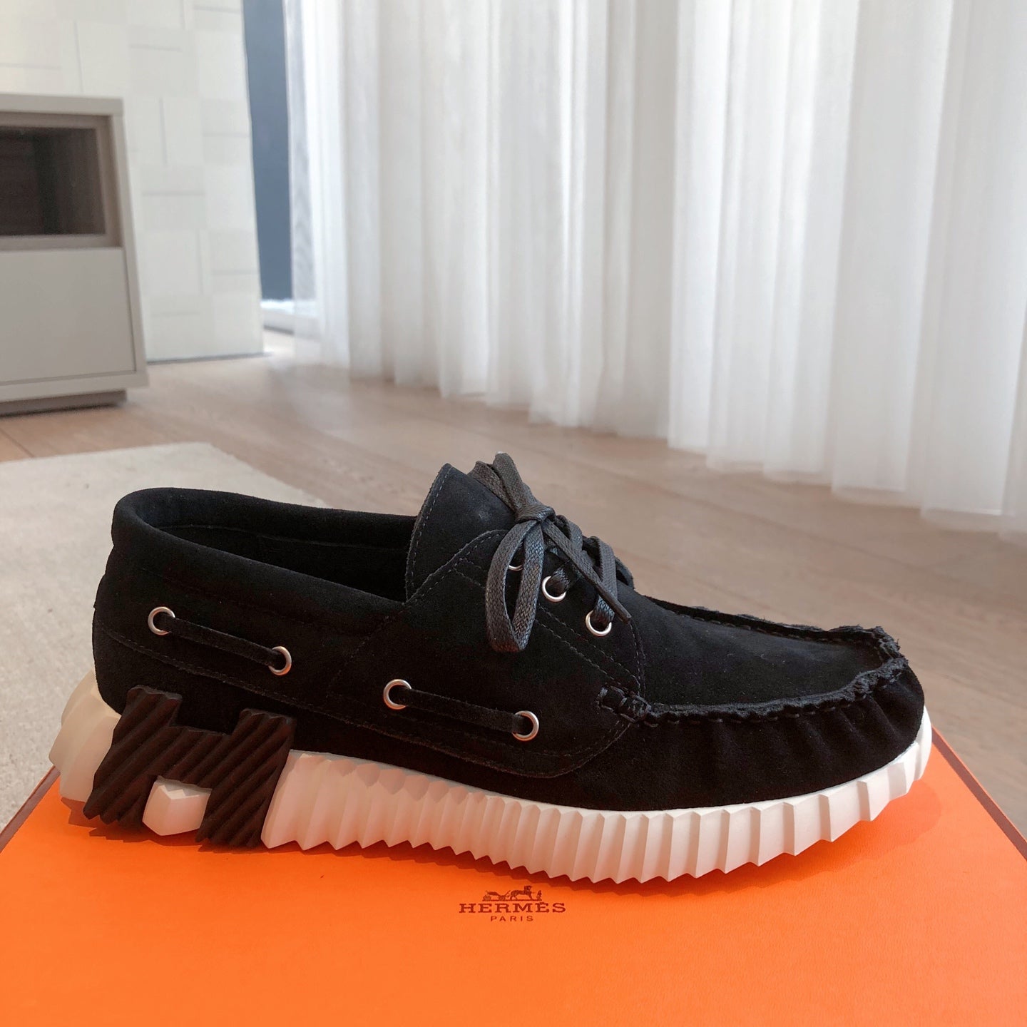 HM Men's 25 Ketch Sneaker Black Suede 639270