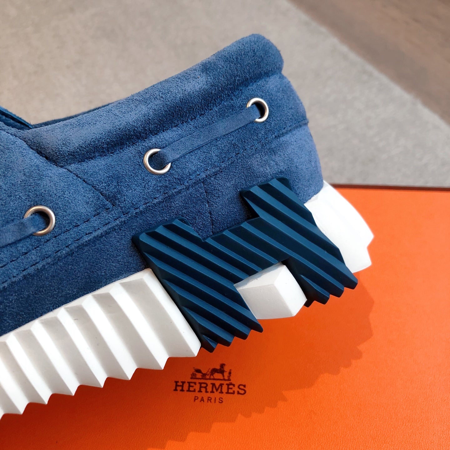 HM Men's 25 Ketch Sneaker Blue Suede 639271