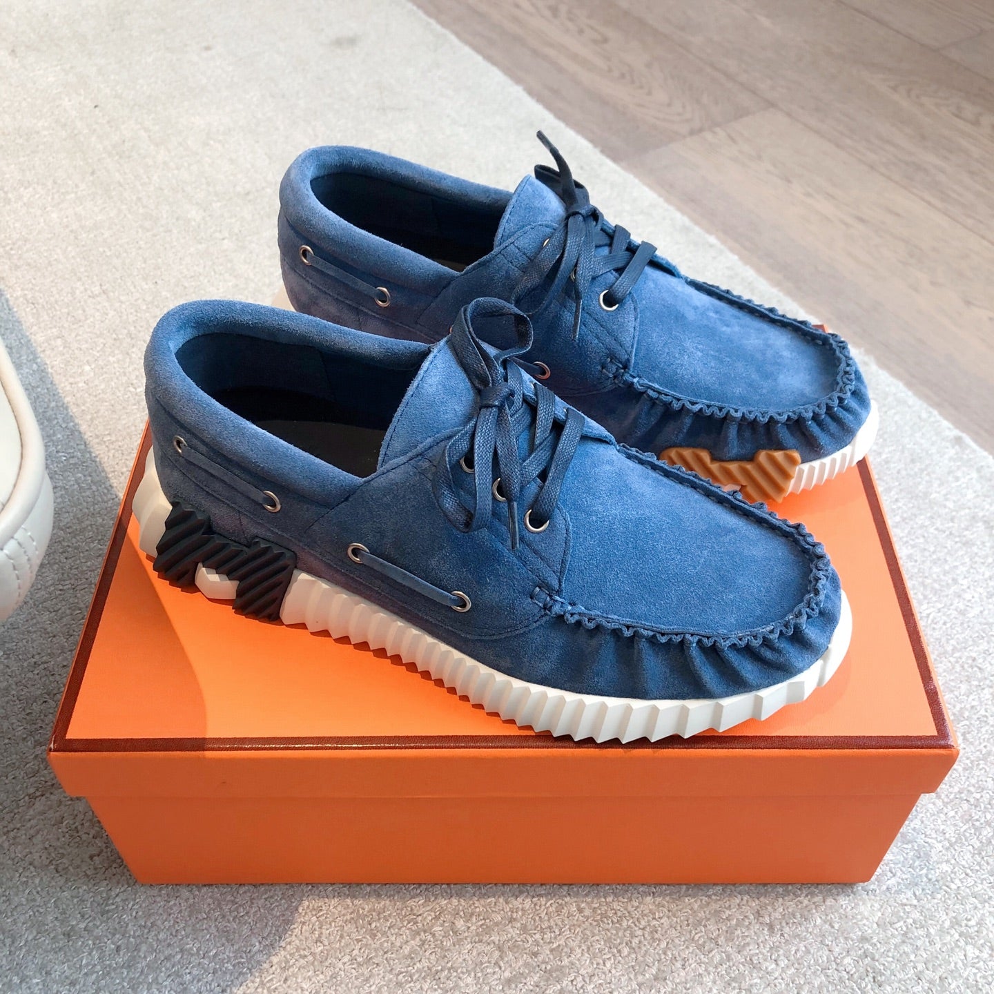 HM Men's 25 Ketch Sneaker Blue Suede 639271