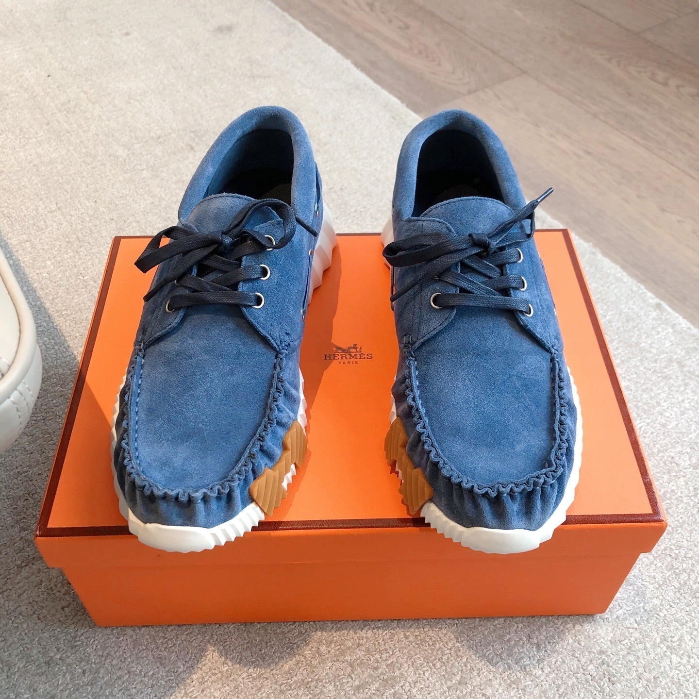 HM Men's 25 Ketch Sneaker Blue Suede 639271