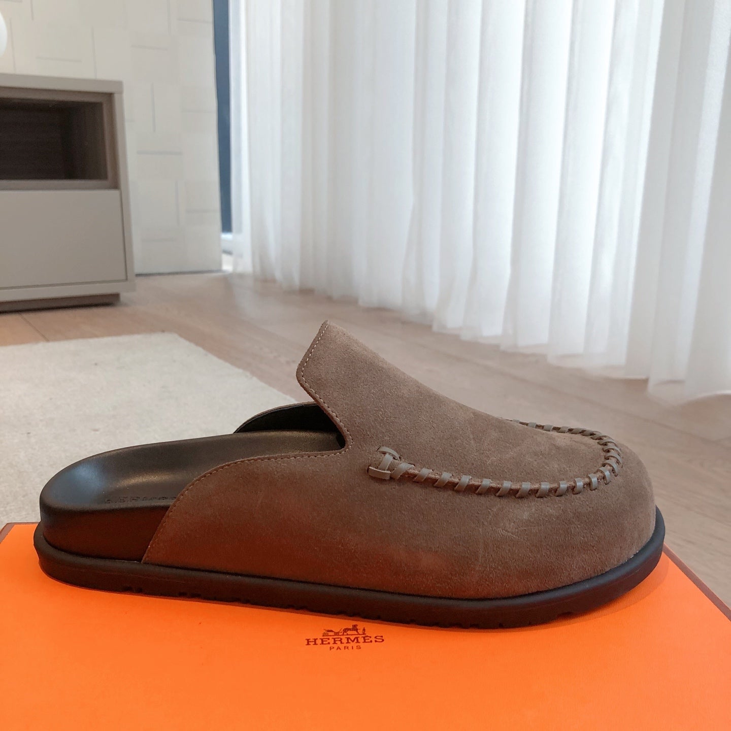 HM Men's 25 Johan Mule Brown Suede 582074