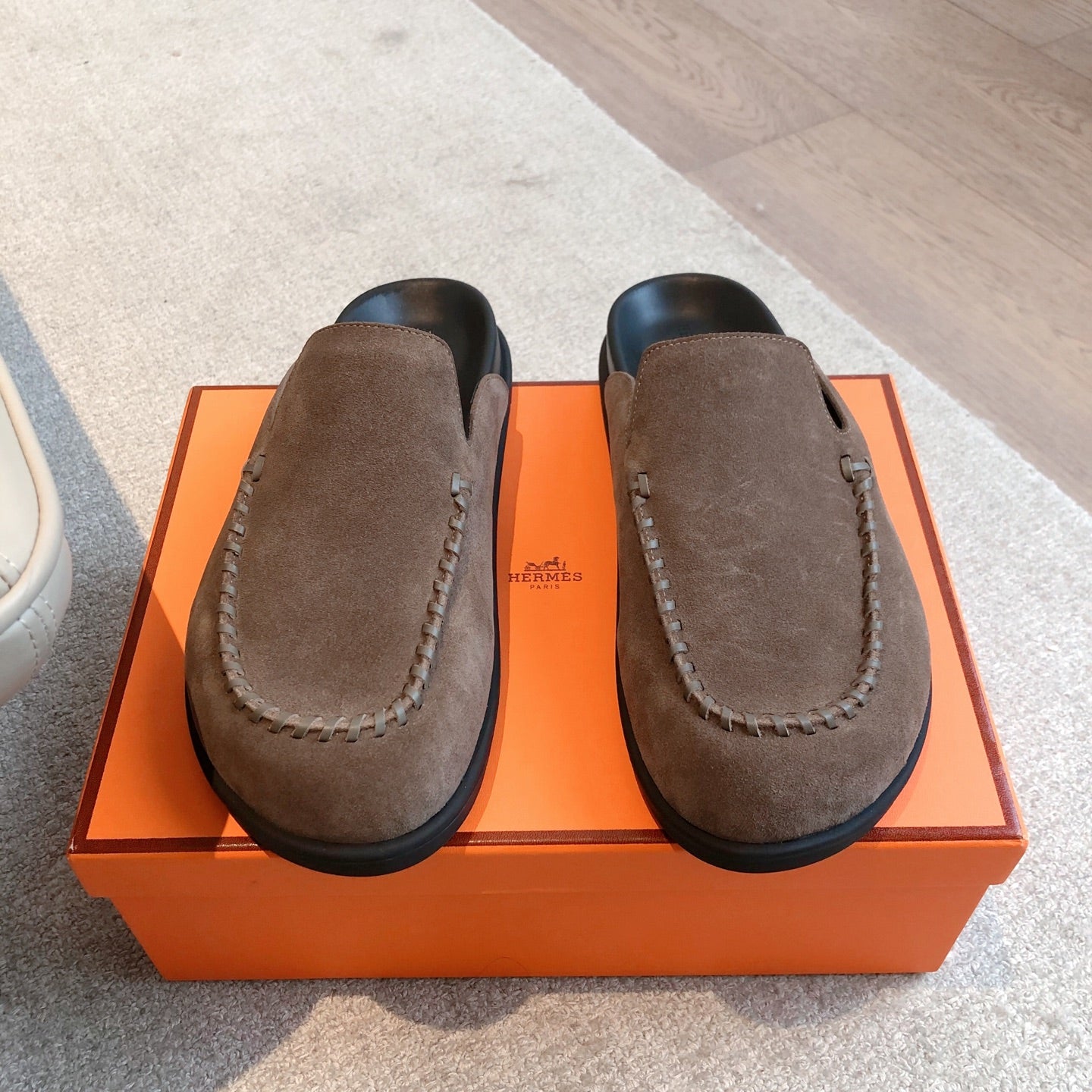 HM Men's 25 Johan Mule Brown Suede 582074