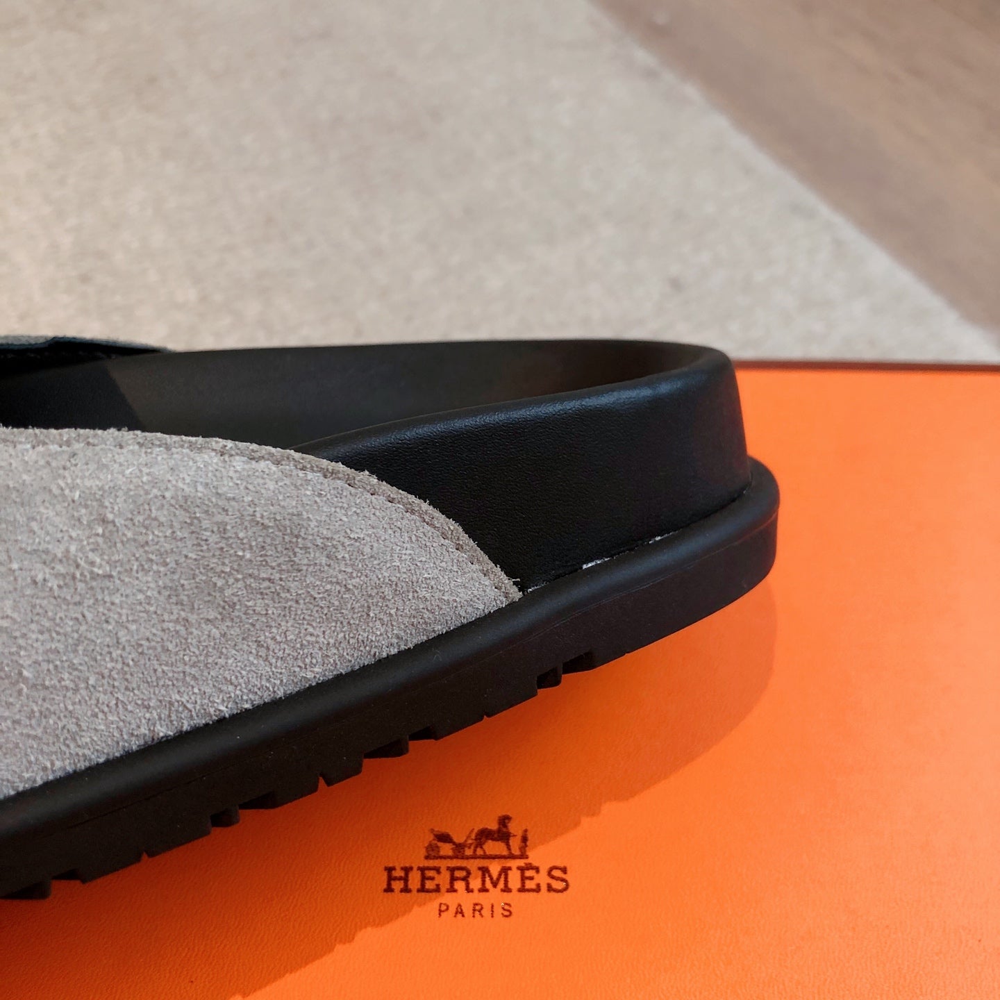 HM Men's 25 Johan Mule Grey Suede 582078