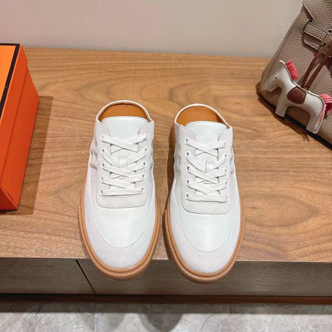 HM 25 Sneaker Mule Suede and Leather 244604