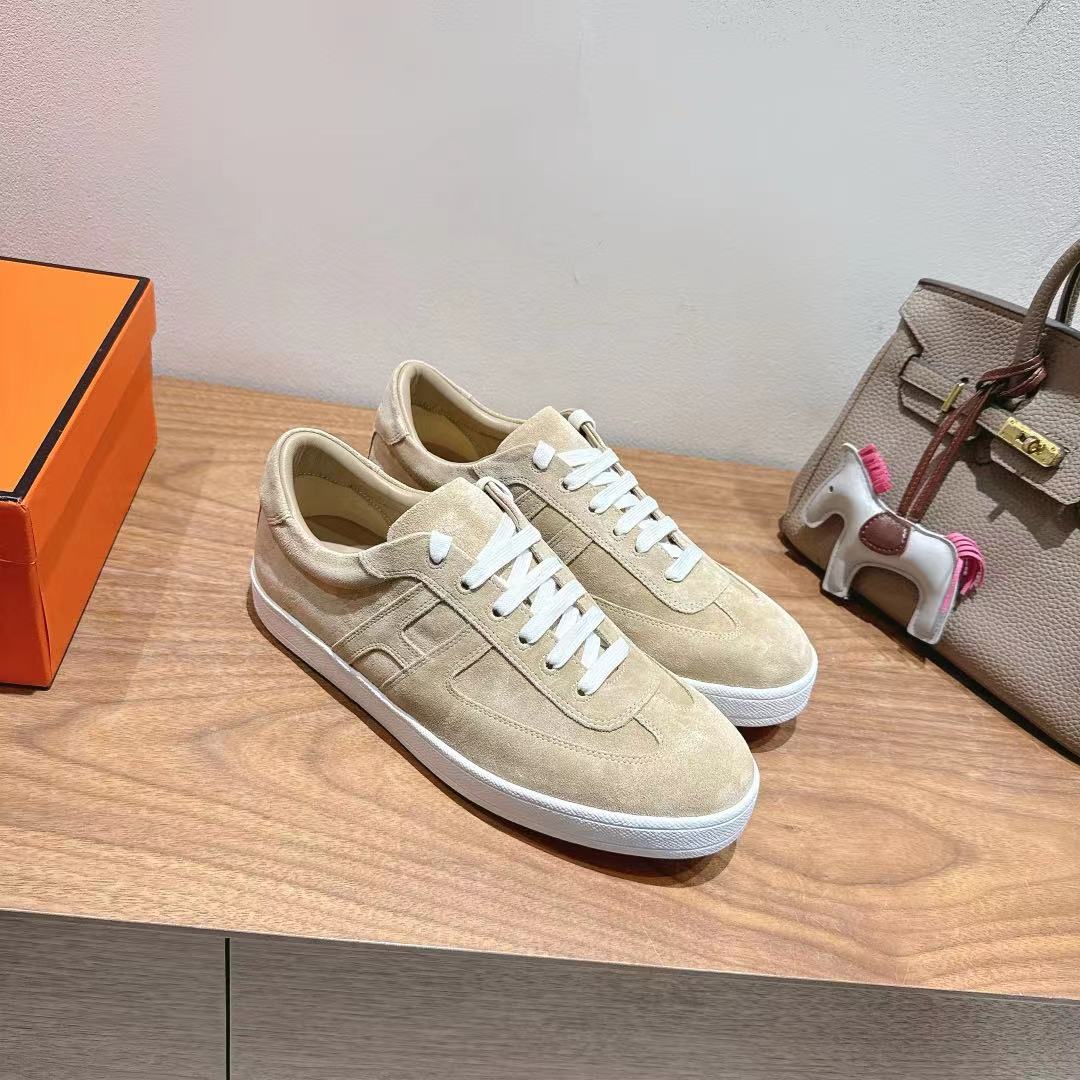 HM 25 Boomerang Sneaker Light Beige Suede