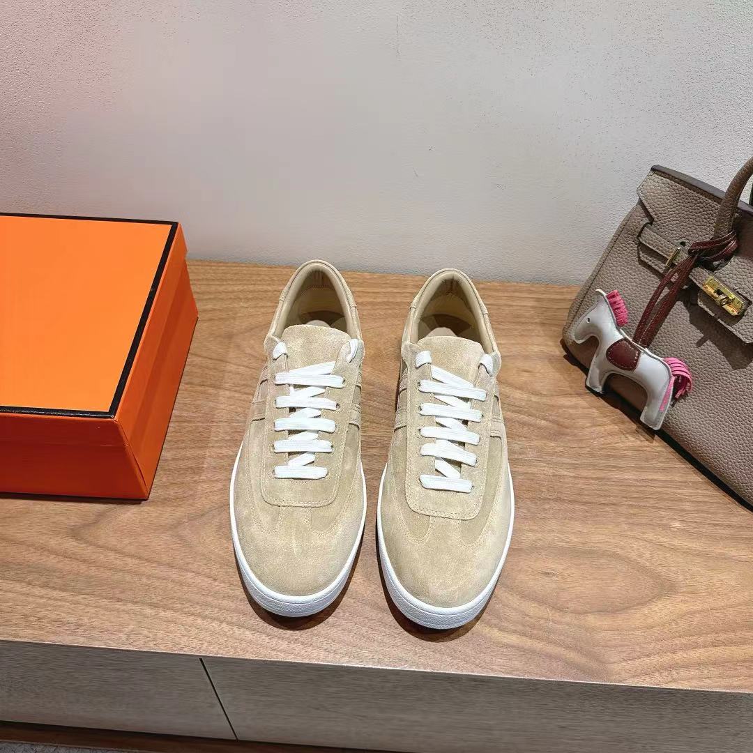 HM 25 Boomerang Sneaker Light Beige Suede