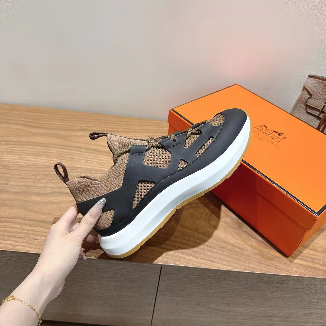 HM 25 Katana Sneaker Black Brown Calfskin 353494