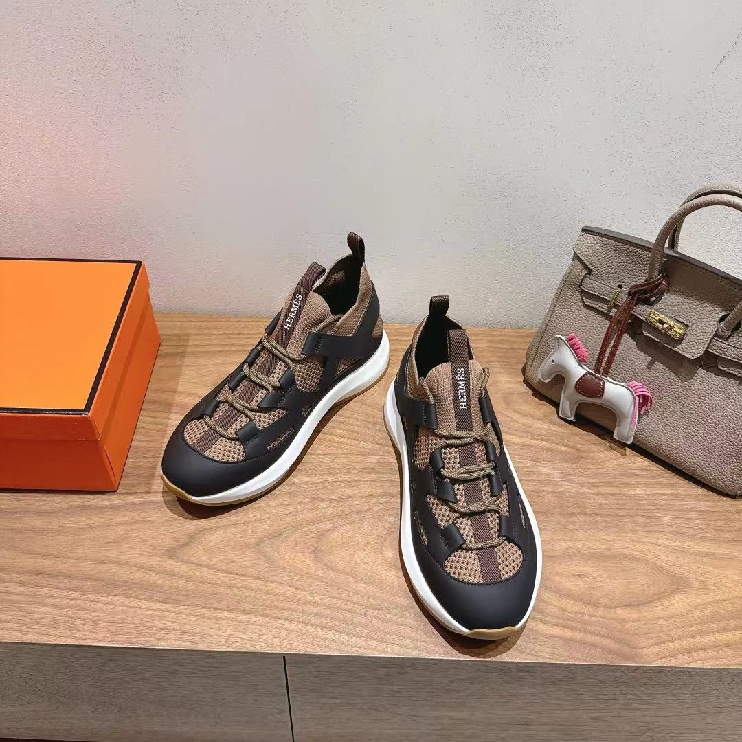 HM 25 Katana Sneaker Black Brown Calfskin 353494