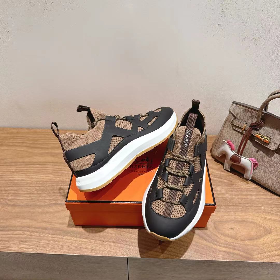 HM 25 Katana Sneaker Black Brown Calfskin 353494