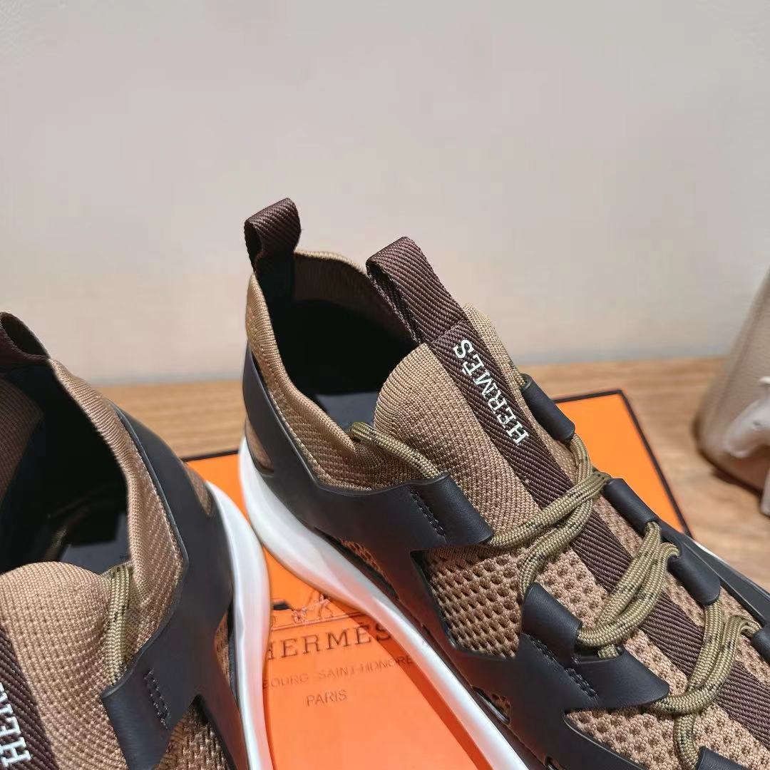 HM 25 Katana Sneaker Black Brown Calfskin 353494