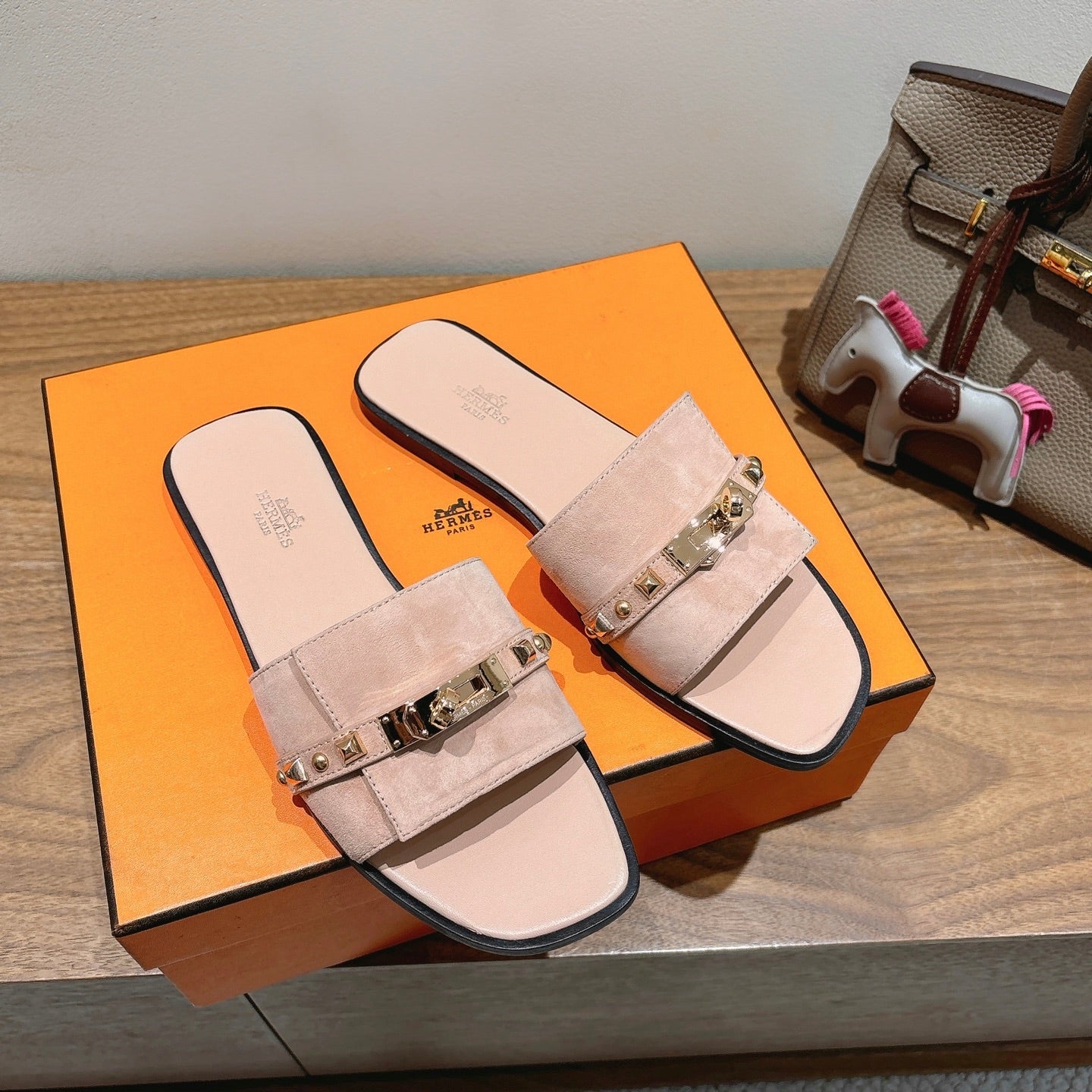 HM 25 Giulia Light Beige Suede