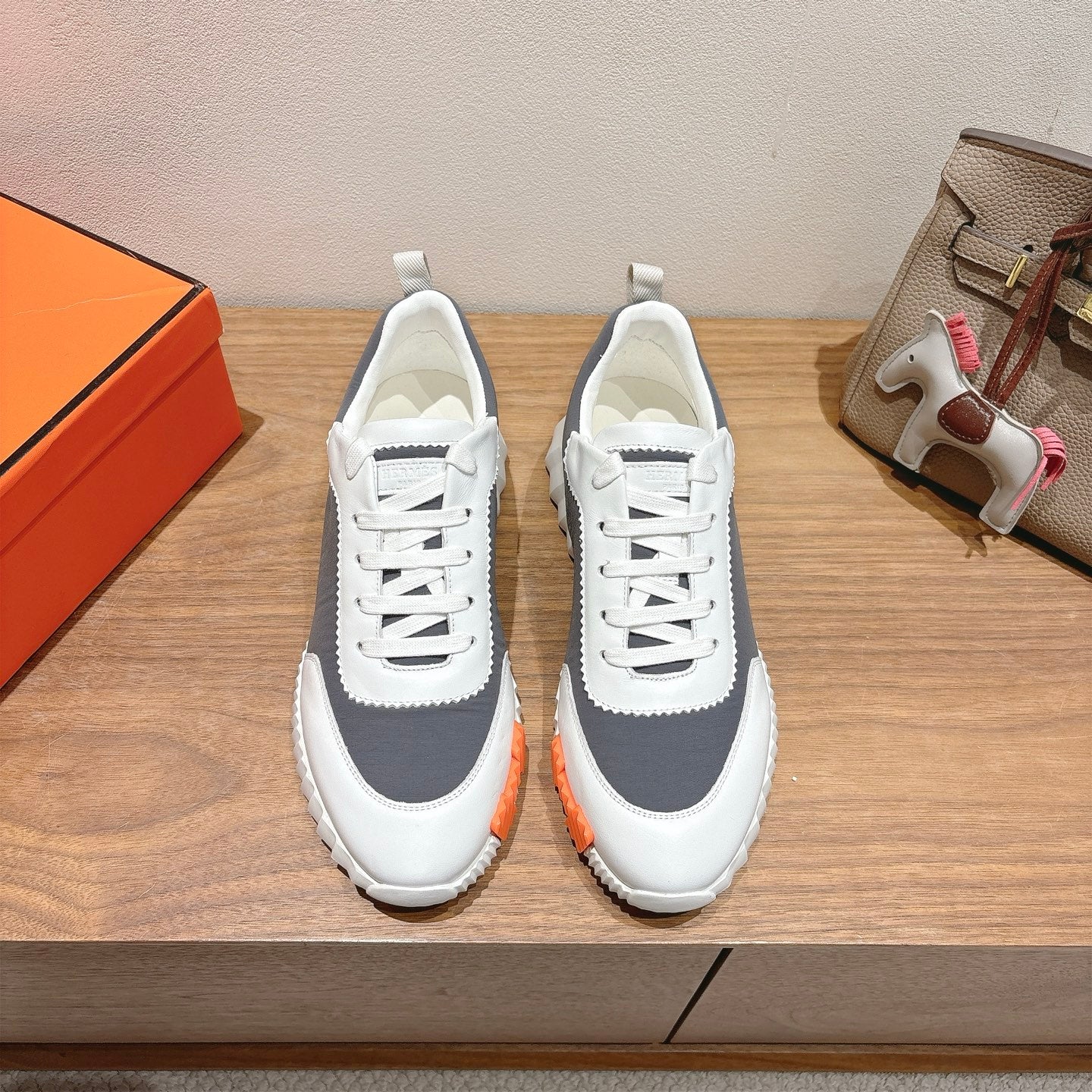 HM 25 Bouncing Sneaker Grey Lamskin 318385