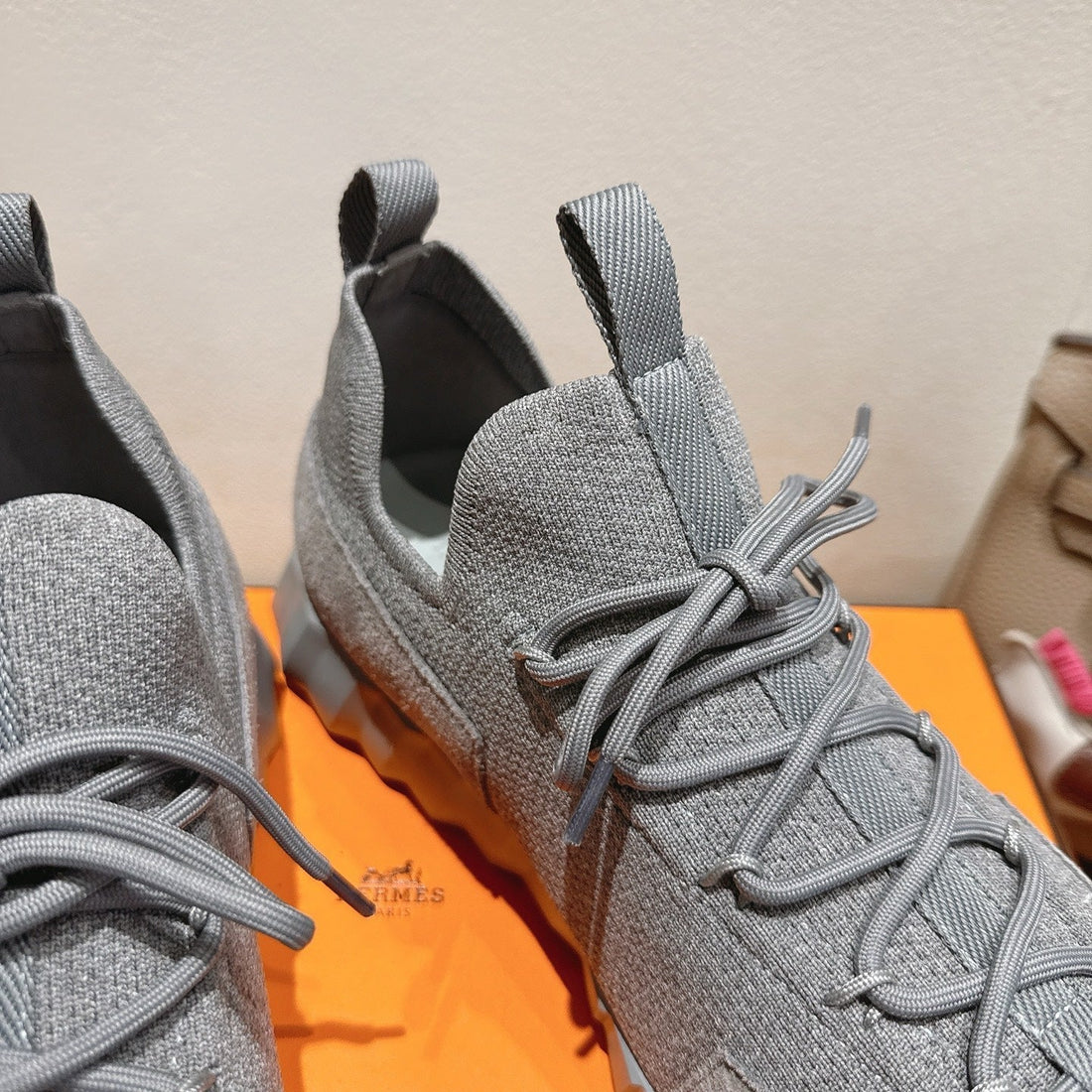 HM Sneakers Slip-On Lift Grey Fabrics 329546