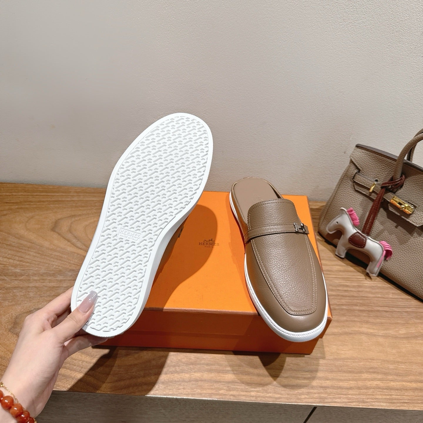 HM Men's 25 Likely Mule Brown Cowhide 691637