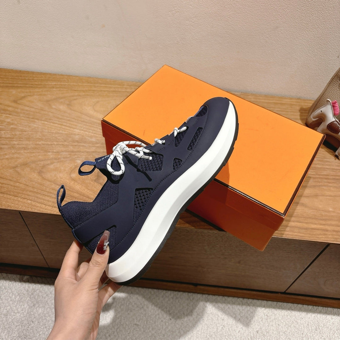 HM 25 Katana Sneaker Blue Calfskin 353500
