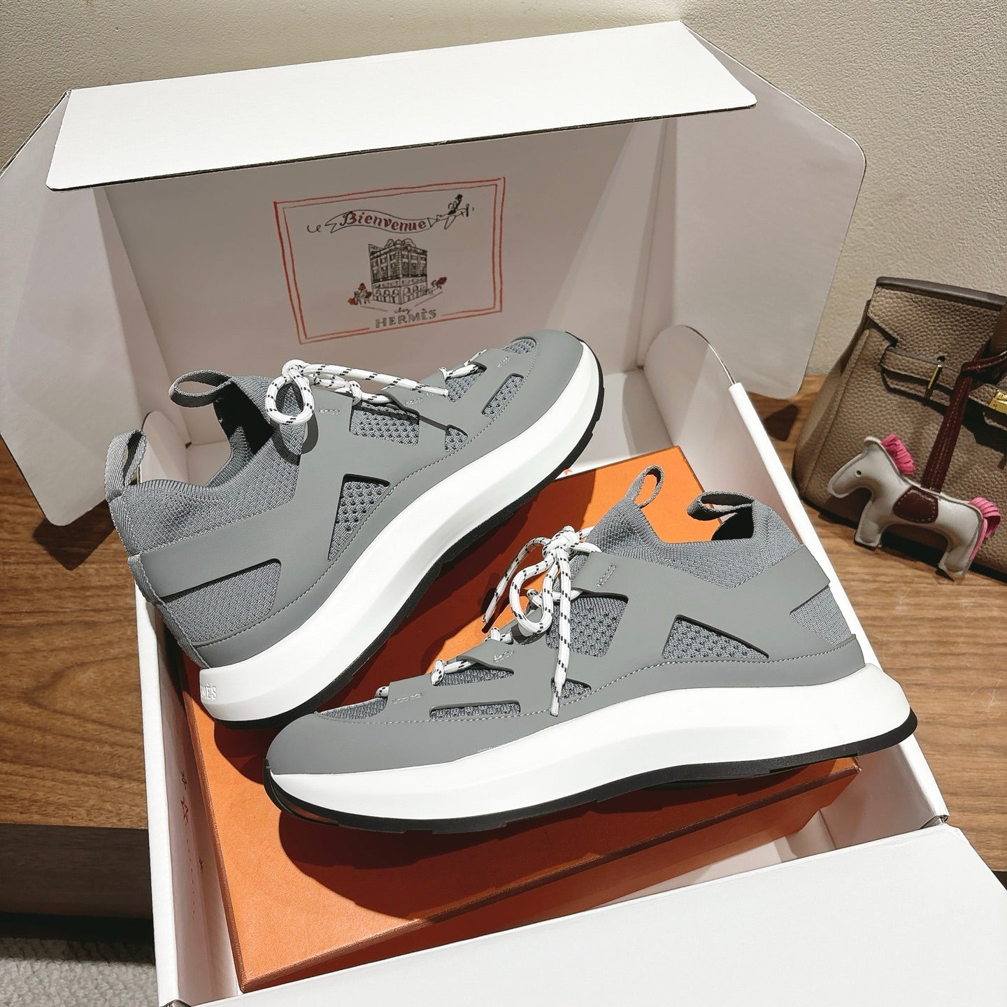 HM 25 Katana Sneaker Grey Calfskin 353498
