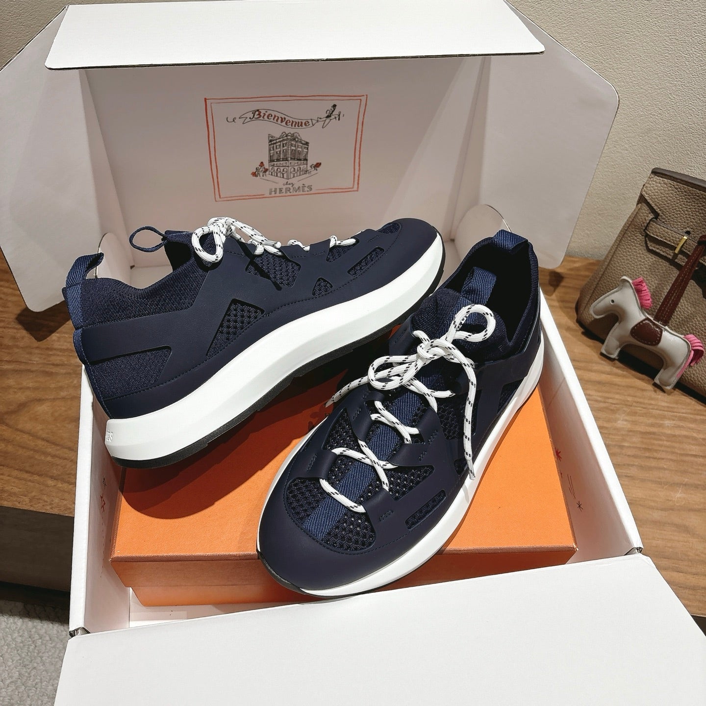HM 25 Katana Sneaker Blue Calfskin 353500