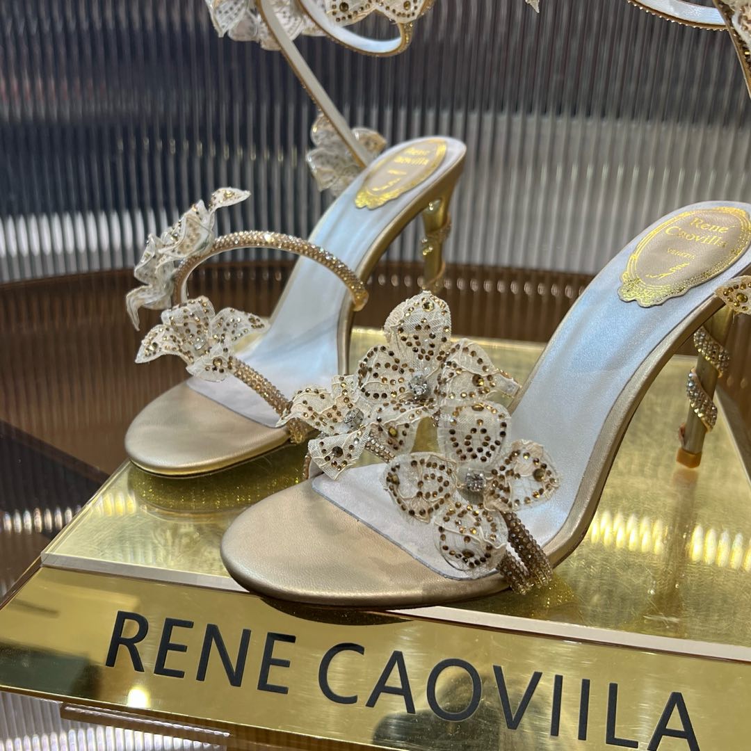 RC 25C Flower Fairy Snake-Shaped Flower Strap Crystal Gold Sheepskin 174941