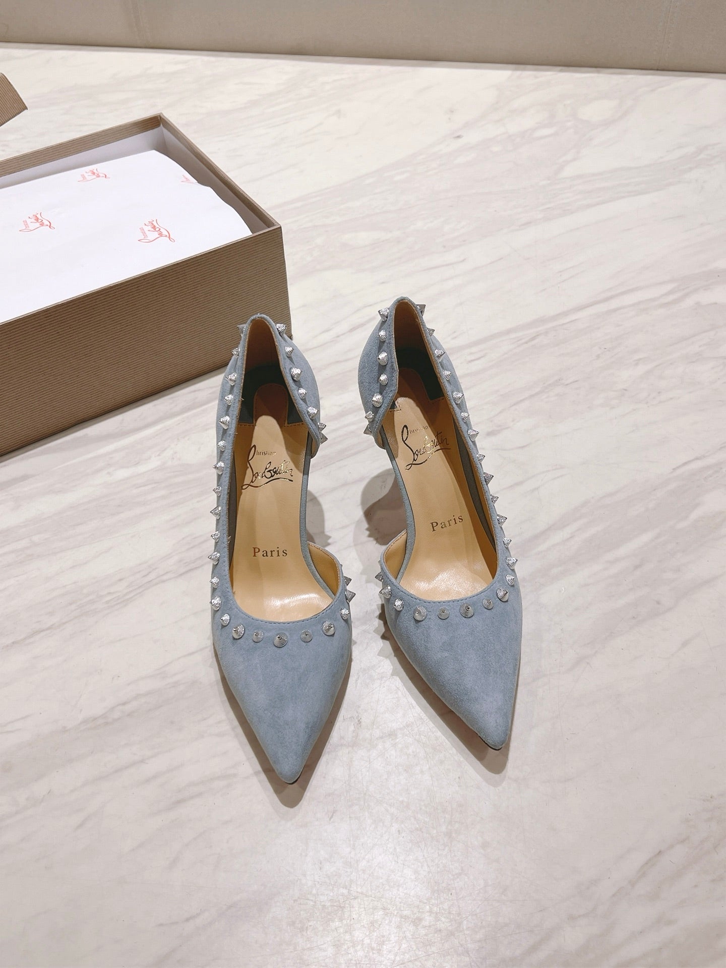 CL 25 Iriza Pumps 8.5cm Blue Suede 314900