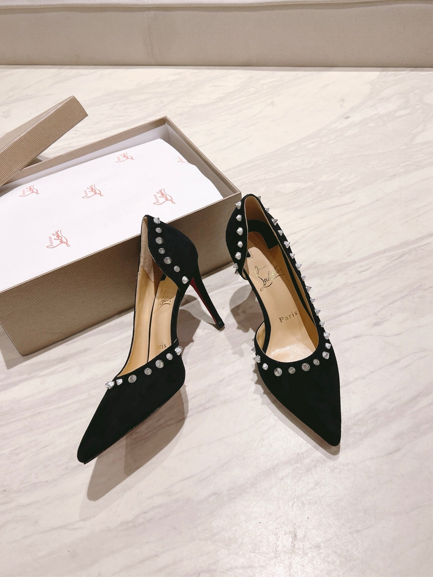 CL 25 Iriza Pumps 8.5cm Black Suede 314901