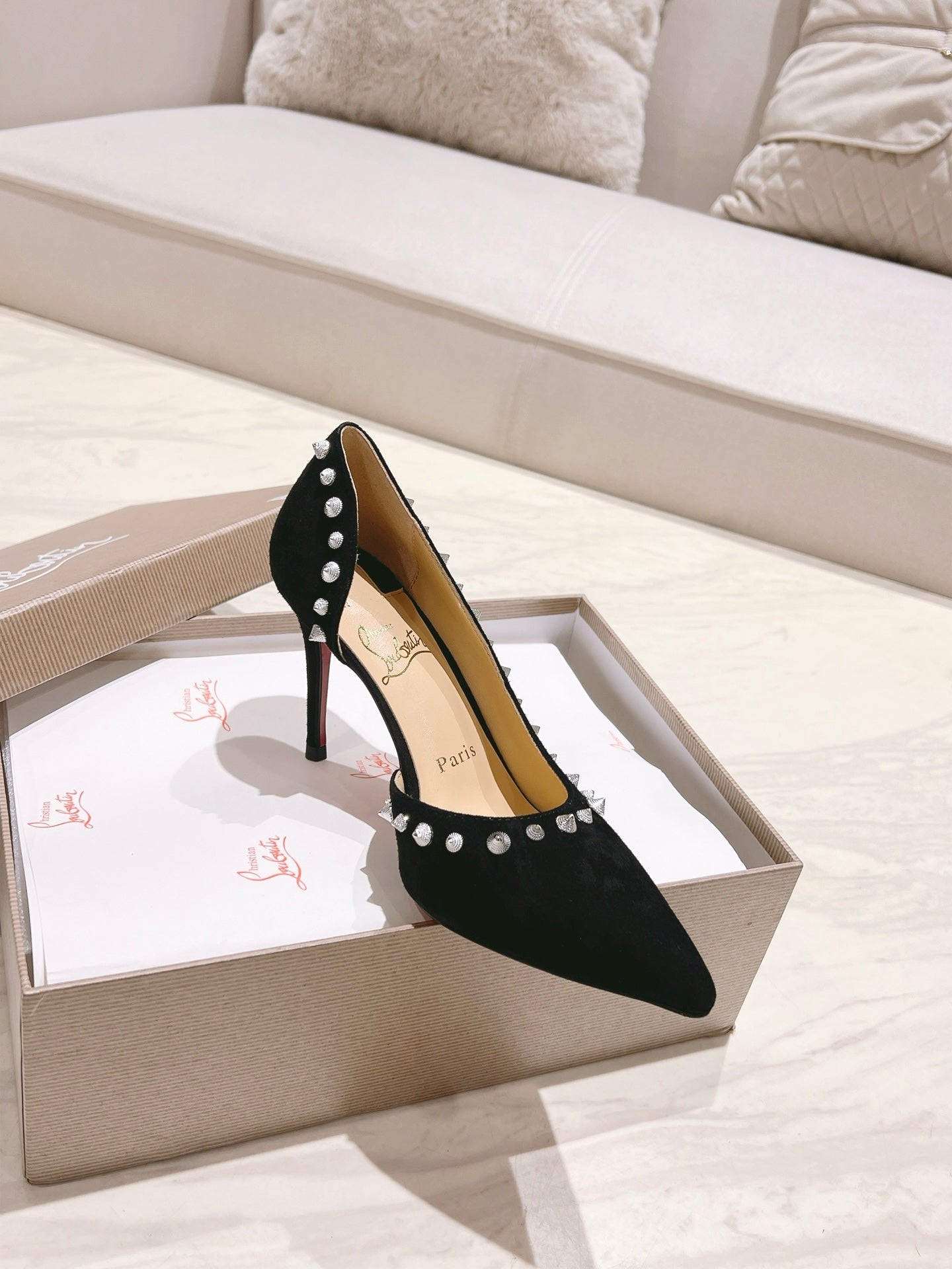 CL 25 Iriza Pumps 8.5cm Black Suede 314901