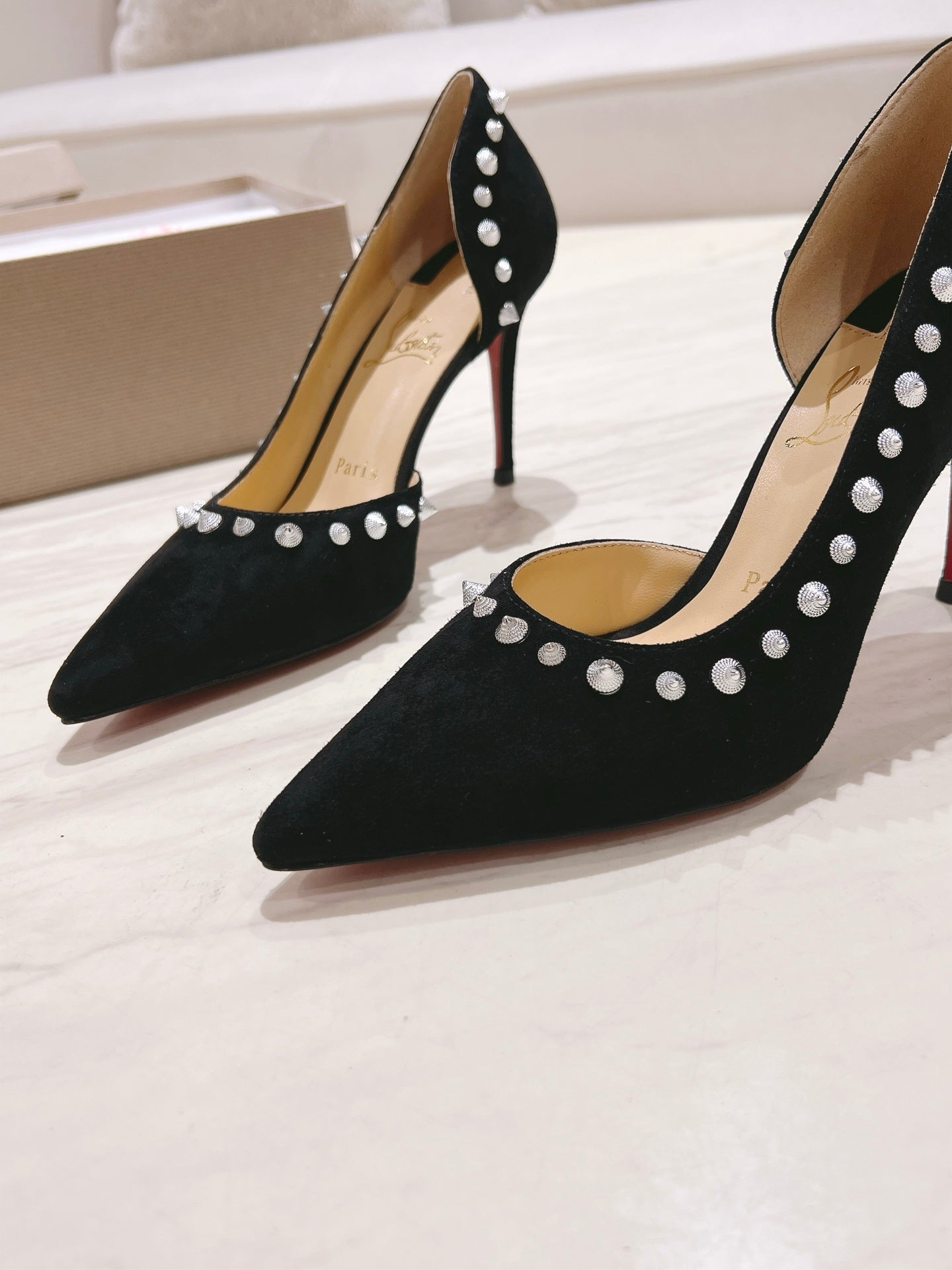 CL 25 Iriza Pumps 8.5cm Black Suede 314901