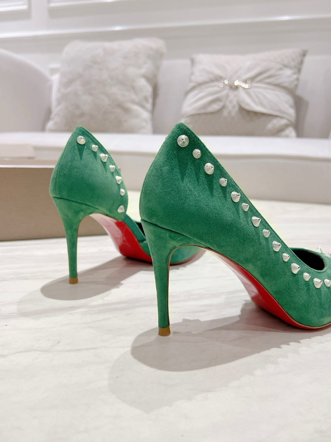 CL 25 Iriza Pumps 8.5cm Green Suede 314904