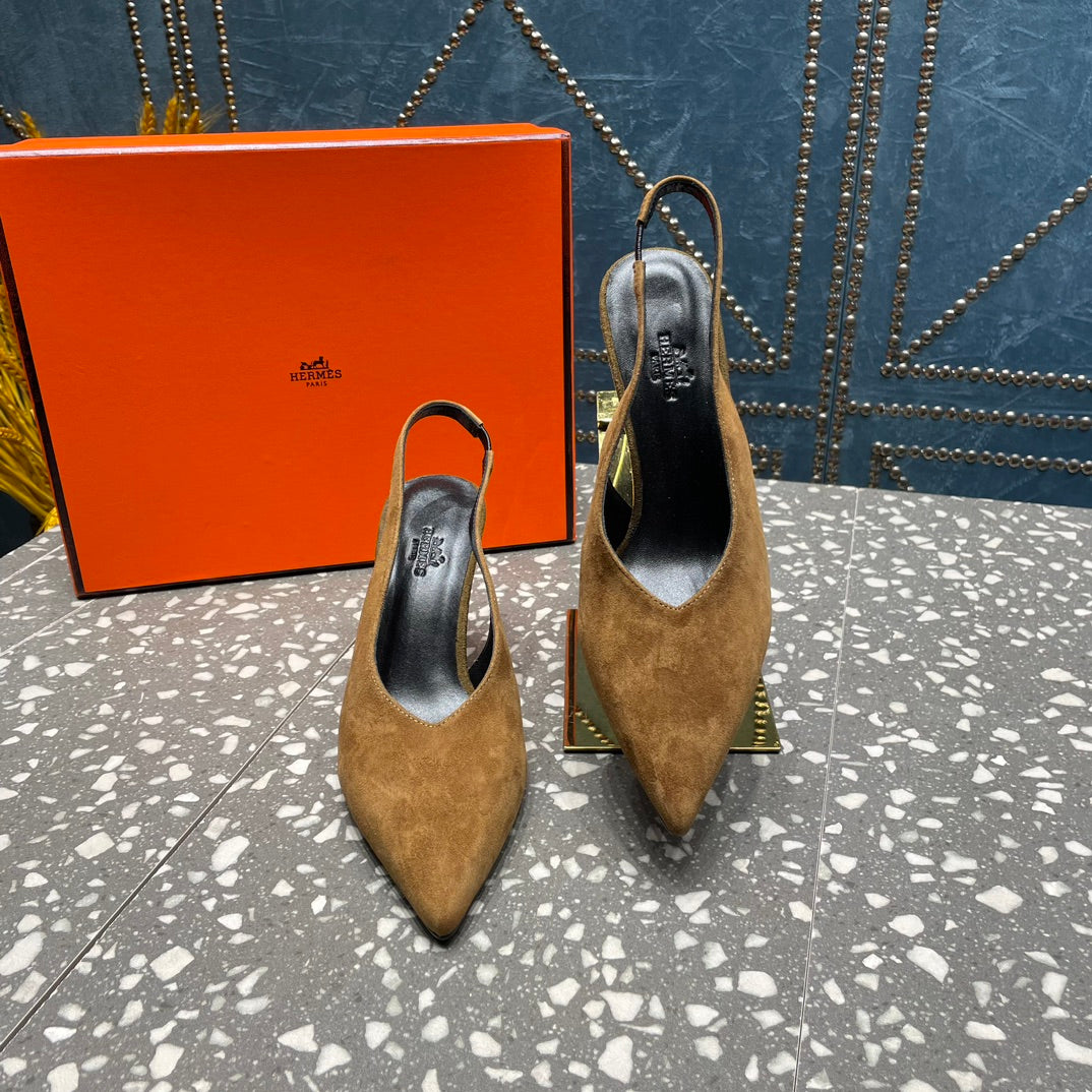 HM Intime 70 Pump Brown Suede  962929