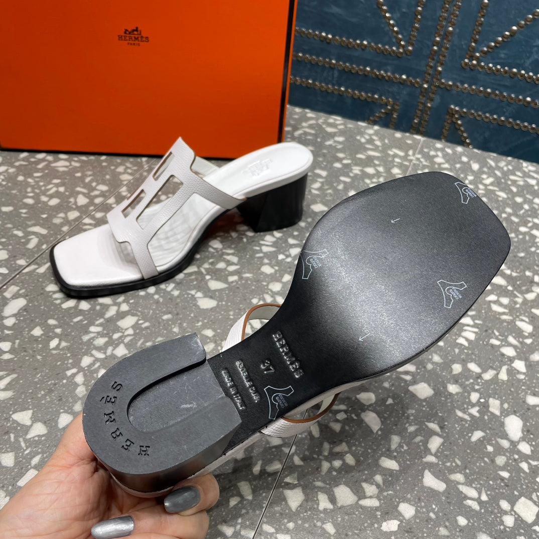 HM Lzzy 50 Sandal White Cowhide 962954