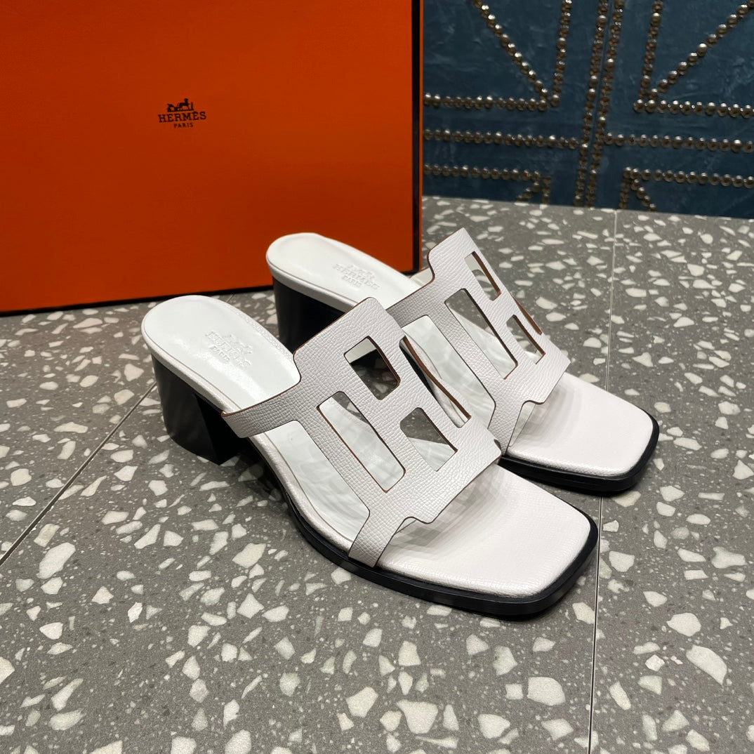HM Lzzy 50 Sandal White Cowhide 962954