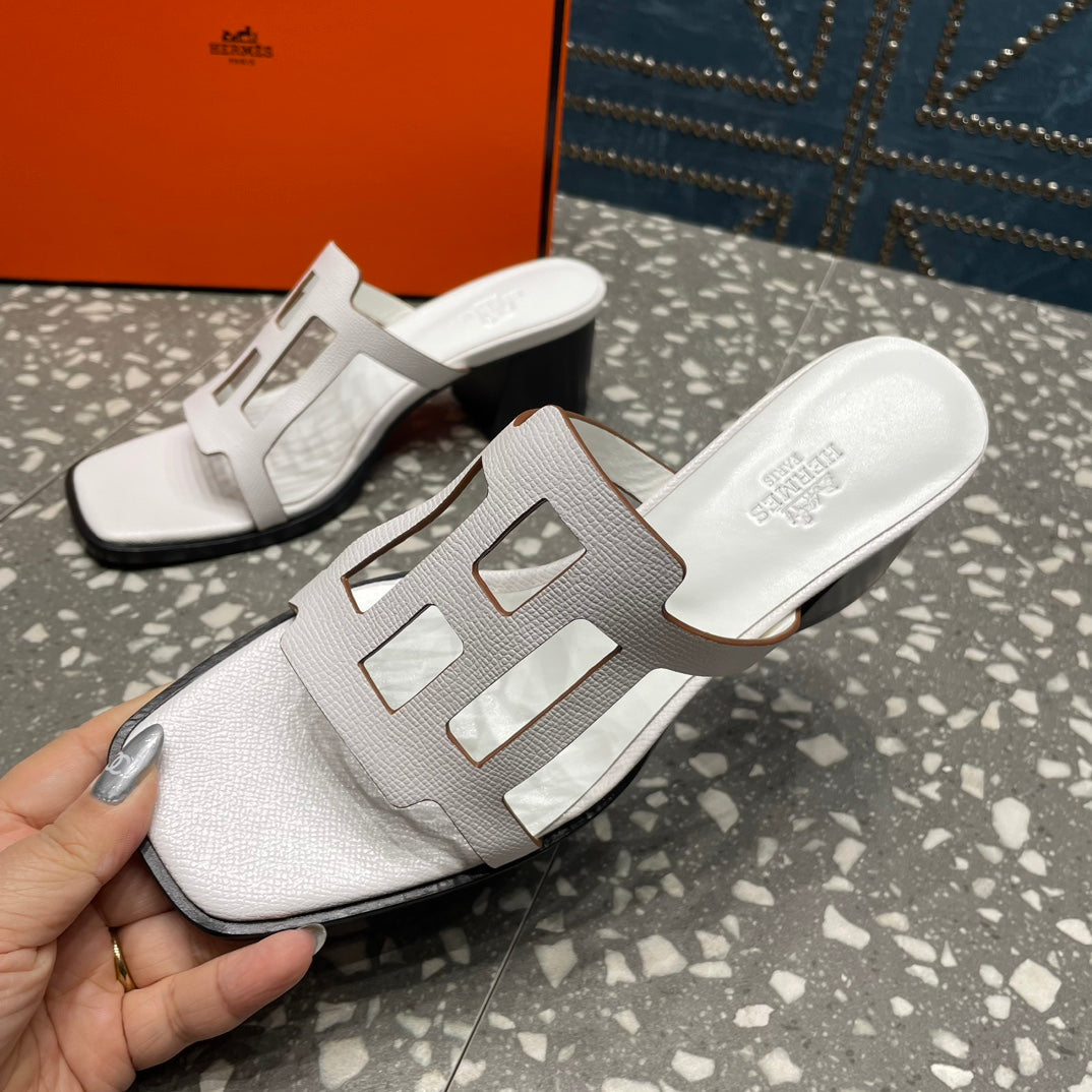 HM Lzzy 50 Sandal White Cowhide 962954