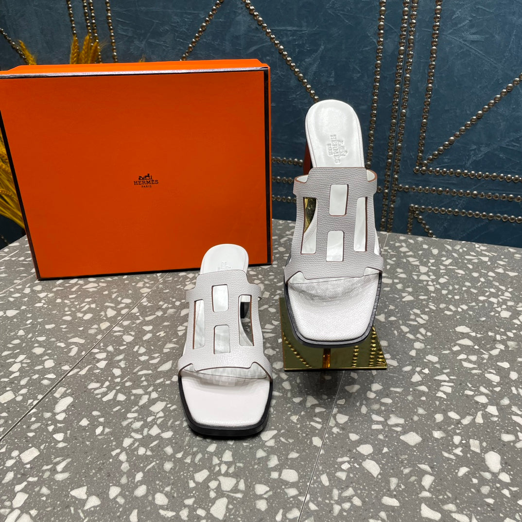 HM Lzzy 50 Sandal White Cowhide 962954